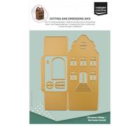 Vaessen Creative Fustelle Taglio e Embossing 5pz - Scatolina Casa a Campana | Biglietti, Scrapbooking, Fai-da-te, Con le macchine da taglio ed embossing