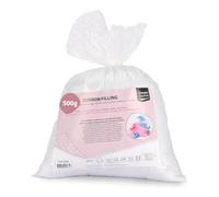 Vaessen Creative Imbottitura in poliestere morbido e soffice per giocattoli di peluche, cuscini e progetti creativi, bianco, 500 g, La confezione può variare