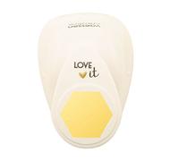 Vaessen Creative Love it Collection Perforatrice Esagono, Fustellatrice per Carta, per Progetti Fai da te, Scrapbooking, DIY e Creazione di Biglietti