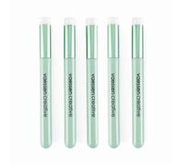 Vaessen Creative Mini Pennelli per Sfumare Inchiostro per Hobby Creativi-5 Blending Brushes (ø 8 mm) -per Pittura, Biglietti, Scrapbooking, Bullet Journal e Mixed Media, Menta, 5 unità