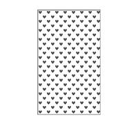 Vaessen Creative Mini Taschina per Embossing, Cuori, Per Aggiungere Texture e Dimensione a Pagine di Scrapbooking, Biglietti e altri Progetti Creativi con la Carta