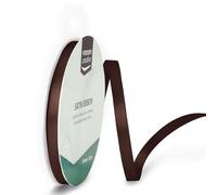 Vaessen Creative Nastro di Raso, Marrone, 6 mm x 10 m