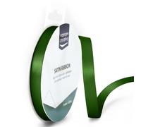 Vaessen Creative Nastro di Raso - Verde Scuro - 9 mm x 10 m - Doppia Faccia