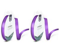 Vaessen Creative Nastro Di Raso, Viola, 9 mm x 10 m (Confezione da 2)