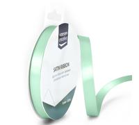 Iris Ohyama Ribbon Lyon Wired Nastro di Raso, Verde (Pastello), 9 mm x 10 m, unità