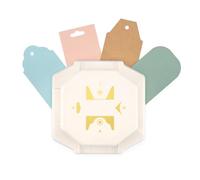 Vaessen Creative Perforatore di Etichette Classiche - Taglierina Angolare per Carta, Inviti e Foto - Fustellatrice per Progetti Creativi