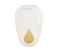 Vaessen Creative Perforatore Medium, Goccia d'Acqua 25 x 17 mm, per Artigianato, Scrapbooking e Creazione di Carte, Carta per Scrapbooking, DIY