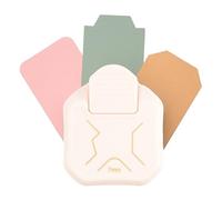 Vaessen Creative 2137-093 - Fustella angolare 3 in 1, decorativa, accessorio per scrapbook, punzonatura per progetti fai da te, scrapbooking, Papercraft e biglietti, in lega di acciaio, alluminio e