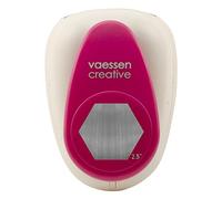 Vaessen Creative Perforatrice Esagono per Carta, 6,35 cm, 1 unità, fino a 160g, per L'artigianato e lo Scrapbooking
