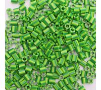 Vaessen Creative Perline a Fusione Bicolore, Verde-Chiaro, Set di 550 Pezzi per i Lavori di Fai-da-te con Bambini, per Creare Gioielli, Decorazioni Fatte in Casa e per Altre Idee Ingegnose