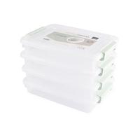 Vaessen Creative Scatola Portadocumenti A4 Plastica - 26 x 36,5 x 7 cm - 4. pz Contenitori Trasparenti per Documenti A4, Materiali Creativi, Gioielli, Giocattoli, Smalti per Unghie Altro