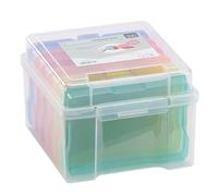 Vaessen Creative Scatola portaoggetti colorata con 6 scatole, 21 x 18,5 x 14 cm
