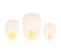 Vaessen Creative Set di 3 Perforatrices con Forma Fiore, S, M, L, Fustellatrice per Carta, Per Scrapbooking, DIY e Creazione di Biglietti