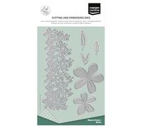 Vaessen Creative Set di Fustelle da Taglio e Embossing - Fiori (Bloom) - 6 Cutting Dies - per Biglietti, Scrapbooking, Lavoretti Creativi e DIY - con le Macchine da Taglio ed Embossing