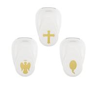 Vaessen Creative Set Perforatrici Comunione 3pz - Angelo, Croce, Palloncino