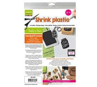 Vaessen Creative Shrink Fogli A4, Sabbiato, 21x29.8x0.3 cm, 4 unità