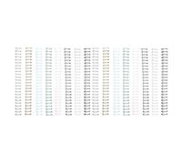 Vaessen Creative Spirali per Rilegatura Metallo Mix di Colori Arcobaleno - 16 pz da 30,5 cm x 16 mm e 2:1 Rilegare - per la Rilegatrice Bind Easy - Quaderni, Documenti, Planner, Diari e Album