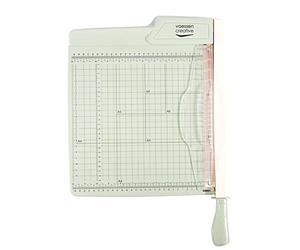Vaessen Creative Taglierina 30 cm Menta-Taglia Carta A4, A5 e A6-Perfetta per Fai da Te, DIY, Scrapbooking, Journaling, Creazione di Biglietti e Artigianato, Verde, 30cm