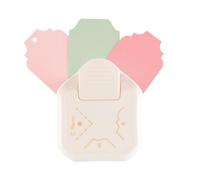 Vaessen Creative Taglierina Angolare e Perforatore di Etichette di 1.5 cm, 2.3 cm and Ø 4 mm - per Carta,Inviti e Foto fino a 220 g/m² - Ideale per Progetti Creativi - Fustellatrice per Carta