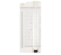 Vaessen Creative Taglierina e Cordonatrice 4,5” per Scrapbooking, Biglietti e Altre Creazioni con la Carta, Bianco, 30.5 x 11.4 x 2 cm