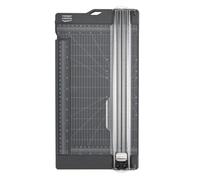 Vaessen Creative Taglierina per Carta e Scoring Board - 30,5 x 15 cm - con Righello Estensibile - Taglierina per Carta, Biglietti, Buste, Progetti Creativi e Scrapbooking - Antracite