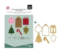Vaessen Creative Timbri & Fustelle da Taglio 24pz - Etichette Regalo Natale