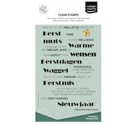 Vaessen Creative Timbri in Silicone Testo natalizio - 18 pz