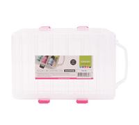 Vaessen Creative Valigetta Portaoggetti per Inchiostri ad Alcool 24 bottiglie Ø 2,5 cm - Scatole per Armadio 23,5 x 15,5 x 4,7 cm per Accessori Creativi per Oli Essenziali, Cosmetici e Flaconi