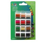 Vaessen, Filo Scuro di Rame, per progetti creativi, Multicolore, 12 Pezzi