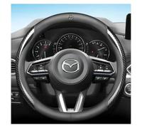 VAEVEN Coprivolante Auto per Mazda MX-5 2015-2023, Antiscivolo Traspirante Coprivolante per Auto, Volante Protezione Coprivolante per Auto Facile da installare,A Black