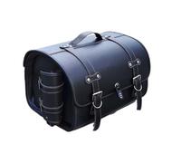 VAEVEN Moto Baule Posteriore per Kawasaki Vulcan S 650 VN650, Resistente Impermeabile Bauletto Moto Valigia, Borse in Pelle Moto Strumento, Borsa da Sella per Moto,A Black