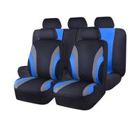 VAEVEN Set Completo Coprisedili Auto per Seat 600 1957-1973, Protezioni per Sedili Anteriori e Posteriori, Protezioni Sedili Auto, Accessori Interni Auto,C Black Blue