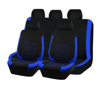 VAEVEN Set Completo di coprisedili per Fiat Panda 3. Series (Type 169) 2003-2008 2009 2010 2011 2012, Fodere Protezione Sedili Anteriori e Posteriori, Comodi Traspiranti Coprisedili Auto,D Blue