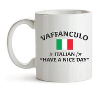 Vaffanculo Is Italian For Have A Nice Day Tazze Da Caffè Con Manico Tazze In Ceramica Tazza Per Tè Ufficio Succo 330Ml