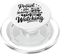 Vaga come se nessuno stesse guardando Funny Trash Panda Raccoon PopSockets PopGrip per MagSafe