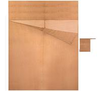 Vagabag Lenzuolo Sacco a Pelo e Sacco a Pelo Estivo - Leggero - 100% Seta Naturale - Campeggio e Viaggio (Marrone Terra, 2 Pers. 170x230cm)