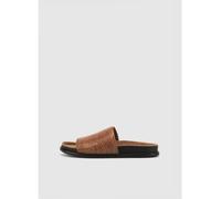 Vagabond Shoemaker - Effie - Sandali bassi in pelle intrecciata color cuoio-Marrone 37