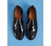 Vagabond Shoemakers Steven mocassini penny slim in pelle nera lucida-Nero 41