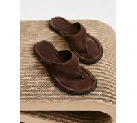 Vagabond Shoemakers - Zaida - Infradito in camoscio marroni-Marrone 40