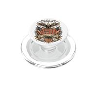 Vagare tra le vette dei tramonti Ripeti Retro Mountain PopSockets PopGrip per MagSafe