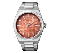 Vagary IB9-212-91 Men’s Timeless Watch - Salmon Dial, Steel 40mm
