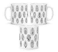 Vaginas Cartoon Motivo 284ml Tazza Divertente Vulva Vagitarian Lesbo Amico Best
