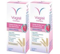 Vagisil Crema Intima 2-In-1 Uso Quotidiano 2x30 g Crema vaginale