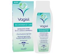 Vagisil Detergente Intimo Incontinenza, con Camomilla e Calendula, 250 ml | Igiene intima quotidiana per l'incontinenza, con Camomilla, Calendula e Vitamina E, lenisce e previene irritazioni