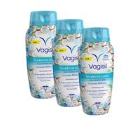 Vagisil Detergente Intimo per l'Igiene Intima, Profumi con pH Bilanciato e Testato da un Ginecologi, Cocco e Ibisco, 12 oz (Confezione da 3)