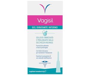 Vagisil Lubrificante Interno a Base d'Acqua, Con Acido Ialuronico, 30 g | Sollievo immediato e prolungato dalla secchezza vaginale, idrata con Acido Ialuronico e favorisce la lubrificazione naturale