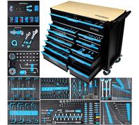 Vagone Attrezzi 501tlg Set Attrezzi Crv Carrello Cassetti Professionale Set