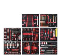 Vagone Attrezzi Attacco Set Con 8 Depositi Incl. Umfangreichen Set Attrezzi Crv