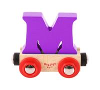 Vagone Bigjigs Rail in legno - Lettera M