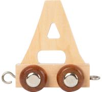Vagone del treno di legno alfabeto piccolo lettera A